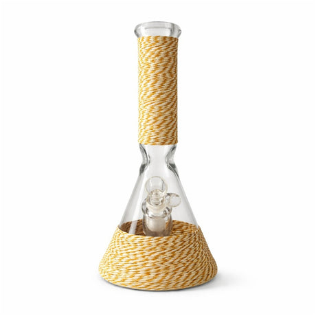 Braided Grip 12.5” 7mm Beaker Bong Glass Bong Super Supplys Inc Brown