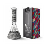 Braided Grip 12.5” 7mm Beaker Bong Glass Bong Super Supplys Inc