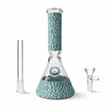 Braided Grip 12.5” 7mm Beaker Bong Glass Bong Super Supplys Inc