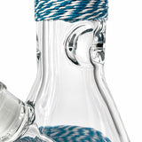 Braided Grip 12.5” 7mm Beaker Bong Glass Bong Super Supplys Inc
