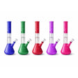 12” Dual Chamber Showerhead Perc Beaker Bong – Assorted Colors Glass Bong Super Supplys Inc