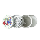 63*42mm ToonCloud Zinc Grinder-6 Assorted Design-6 Pcs/Display Display Pack Super Supplys Inc
