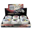 63*42mm ToonCloud Zinc Grinder-6 Assorted Design-6 Pcs/Display Display Pack Super Supplys Inc