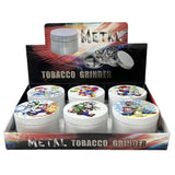 63*42mm ToonCloud Zinc Grinder-6 Assorted Design-6 Pcs/Display Display Pack Super Supplys Inc