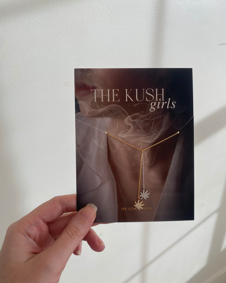 DROP DEAD CANNABIS NECKLACE Jewelry The Kush Girls