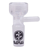 Minimalist Dot Soul Glass Bowl - 14mm Bowl · Popper Maple Craft Inc White