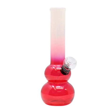 7" Psycho Splash Mini Glass Bong Glass Bong Maple Craft Inc Red