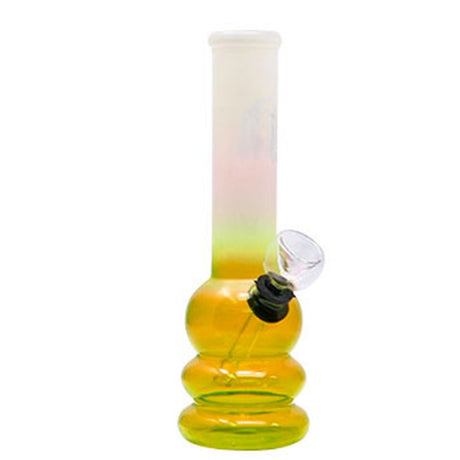 7" Psycho Splash Mini Glass Bong Glass Bong Maple Craft Inc Yellow