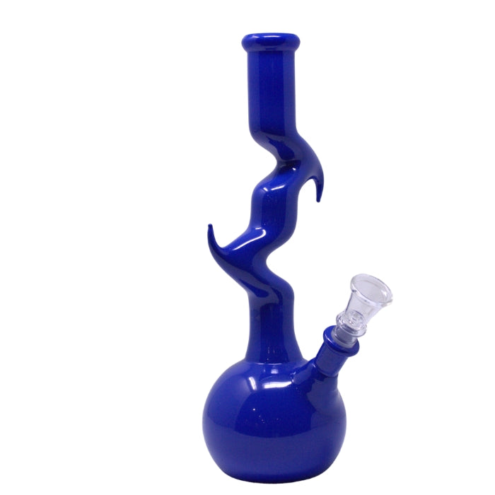 10" Netted Design Zong Bong-New Glass Bong Maple Craft Inc Blue