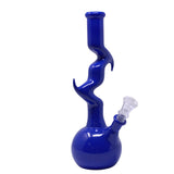 10" Netted Design Zong Bong-New Glass Bong Maple Craft Inc Blue