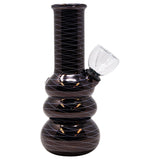 5" Netted Mini Glass Bong Glass Bong Maple Craft Inc Black