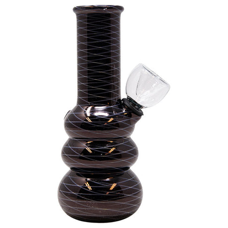 5" Netted Mini Glass Bong Glass Bong Maple Craft Inc Black