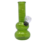 5" Netted Mini Glass Bong Glass Bong Maple Craft Inc Green
