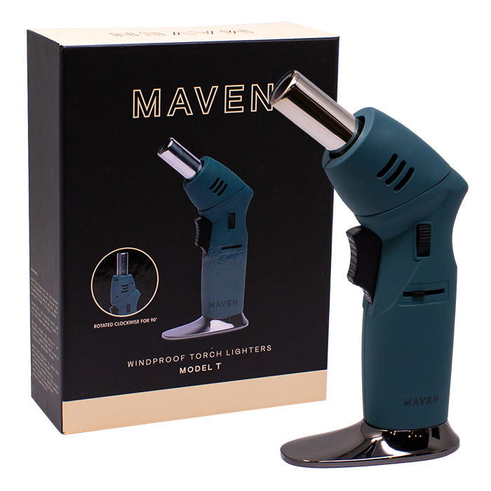 Maven | Model T Windproof Torch Lighters -Single Torch Maple Craft Inc Midnight