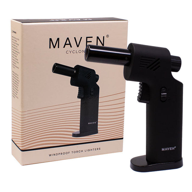 Maven | Cyclone Windproof Torch Lighters -Single Torch Maple Craft Inc Black