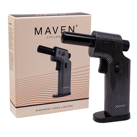 Maven | Cyclone Windproof Torch Lighters -Single Torch Maple Craft Inc Carbon Fiber