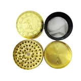 52mm*41mm Zinc Monarch Skull Grinder-4 Parts-Assorted-12 CT Display Pack Super Supplys Inc