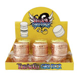 52mm*41mm Zinc Monarch Skull Grinder-4 Parts-Assorted-12 CT Display Pack Super Supplys Inc