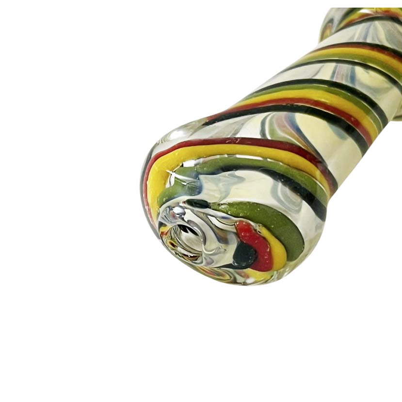 4-1/2" Candy Glass Wand Design Pipe -2ct Glass Pipe Super Supplys Inc