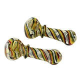 4-1/2" Candy Glass Wand Design Pipe -2ct Glass Pipe Super Supplys Inc