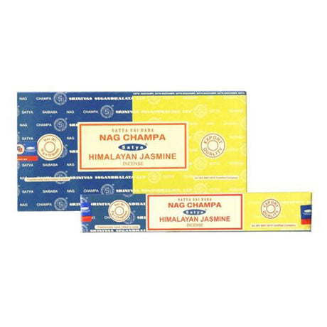 Satya | Nag Champa 16G Incense Display of 12