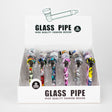 6" Glass Pipe with Screen Display (GS 1981) – 24 Pack Glass Pipe LEHIGH WHOLESALE