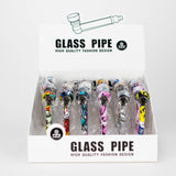 6" Glass Pipe with Screen Display (GS 1981) – 24 Pack Glass Pipe LEHIGH WHOLESALE
