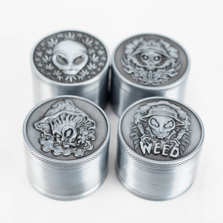 50mm Metal Grinder 4-Part (GS 2434) – Display / 12 Pack Display Pack LEHIGH WHOLESALE