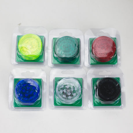 Magnetic Plastic Grinder 2-Part with Blister Pack – Box / 12 Pack Display Pack LEHIGH WHOLESALE Mini
