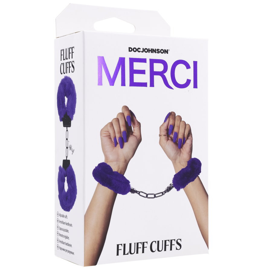 Merci Fluff Cuffs Violet Adult Toy JAL
