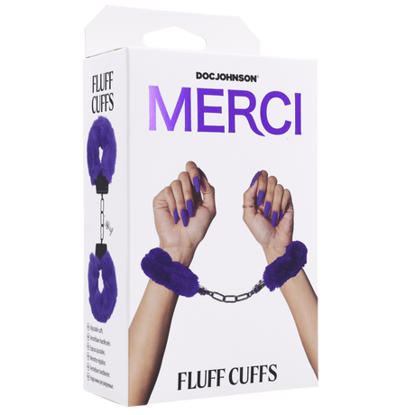 Merci Fluff Cuffs Violet Adult Toy JAL