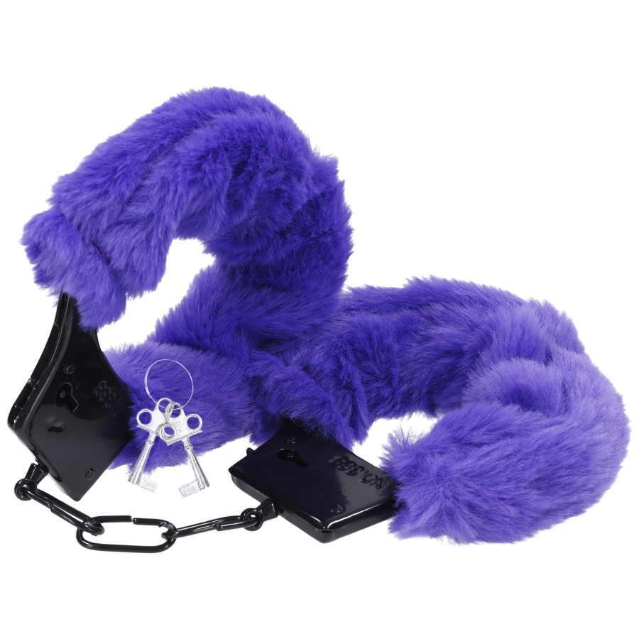 Merci Fluff Cuffs Violet Adult Toy JAL