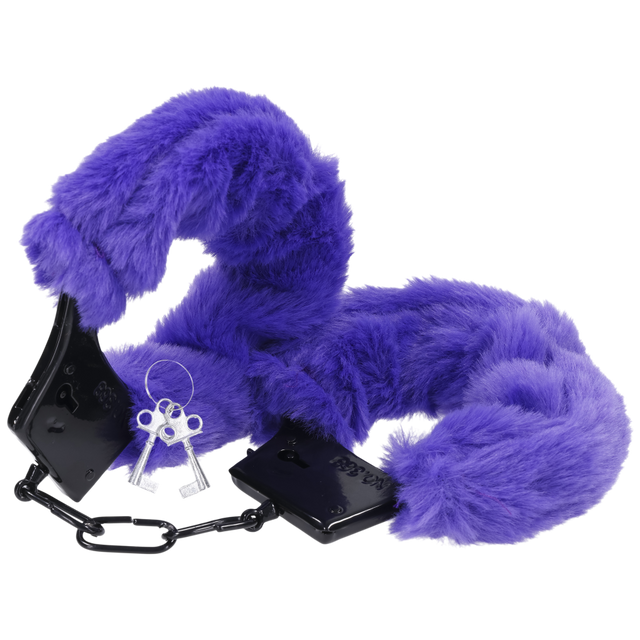 Merci Fluff Cuffs Violet Adult Toy JAL