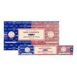 Satya | Nag Champa 16G Incense Display of 12 Incense Maple Craft Inc Sacred Ritual