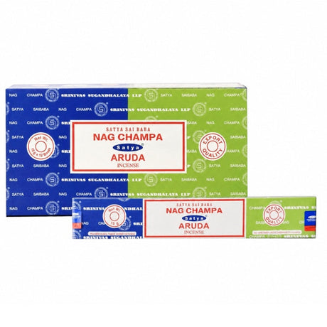 Satya | Nag Champa 16G Incense Display of 12