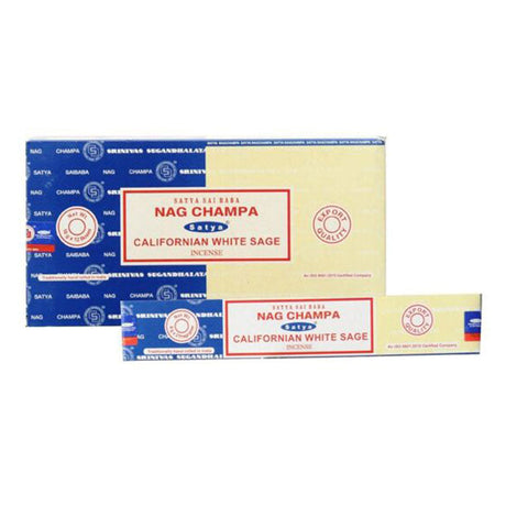 Satya | Nag Champa 16G Incense Display of 12