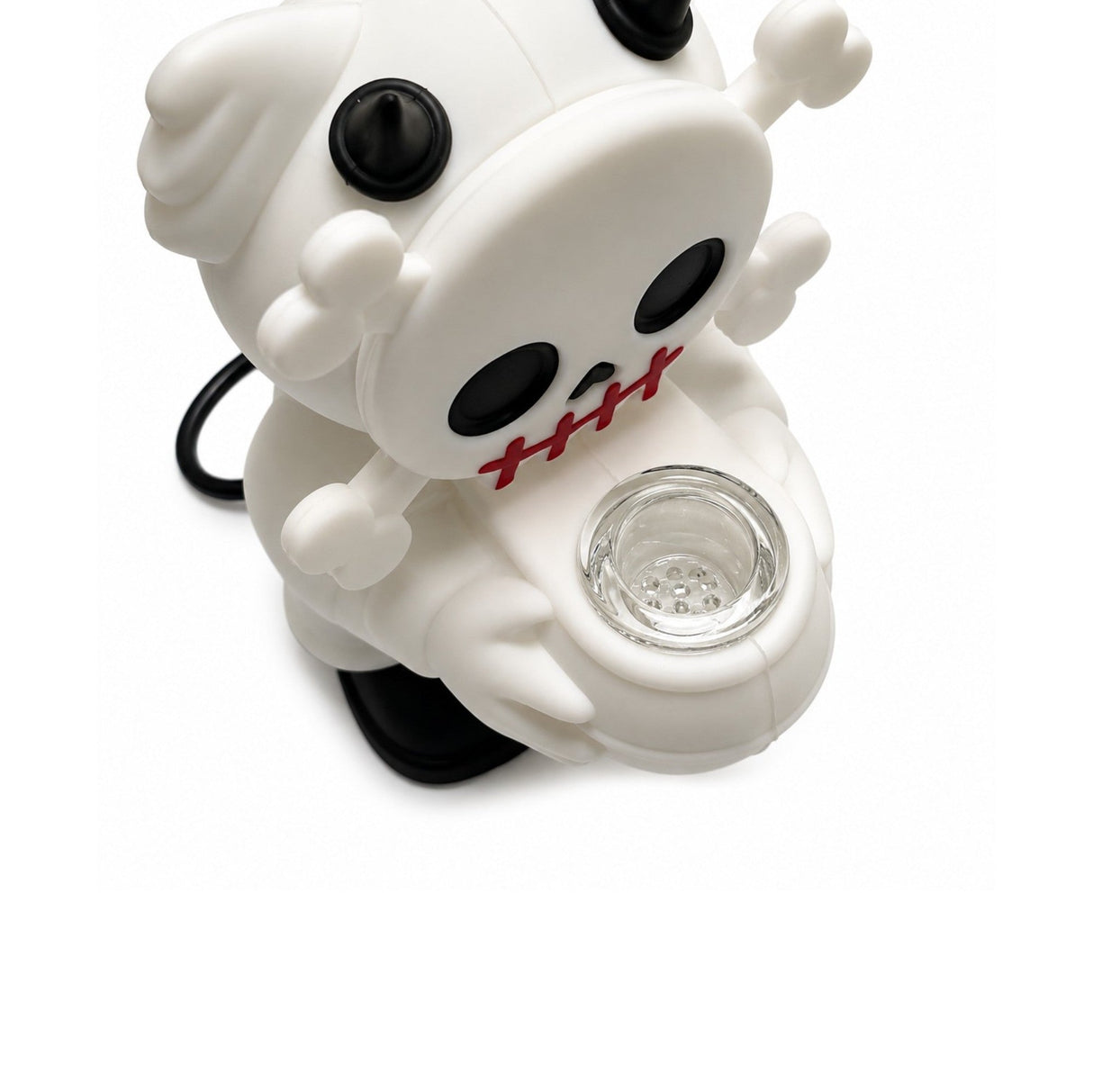 6" Devil Skull Silicone Water Pipe Resin · Silicone · Plastic Bong Super Supplys Inc