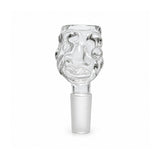 14mm Troll Face Glass Bowl Piece Bowl · Popper Super Supplys Inc Clear