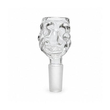 14mm Troll Face Glass Bowl Piece Bowl · Popper Super Supplys Inc Clear