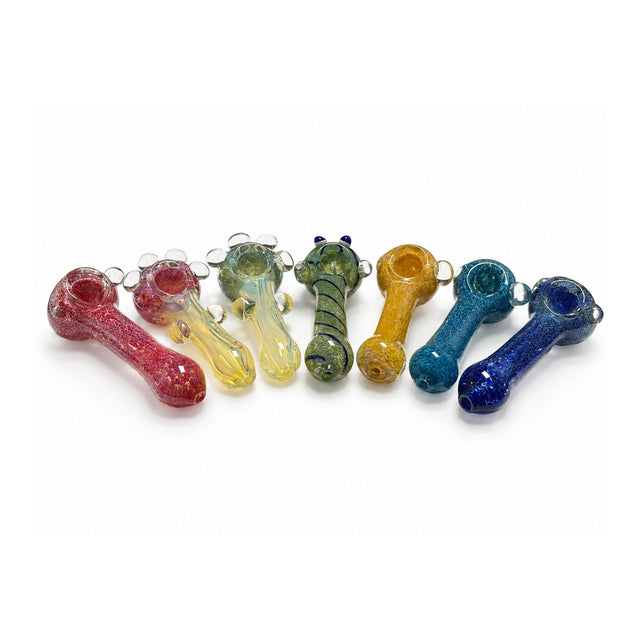 5" Bubble Dot Glass Hand Pipe Display Jar – 20 Count Glass Pipe Super Supplys Inc