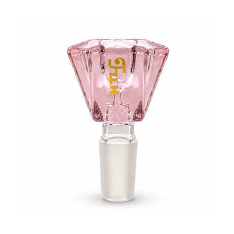 Fortune | 14mm Faceted Diamond Bowl Piece Bowl · Popper Fortune Pink