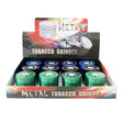 Dank Leaf Pocket Mill™ 40mm*38mm Zinc Grinder-12 Pcs/Display Display Pack Super Supplys Inc