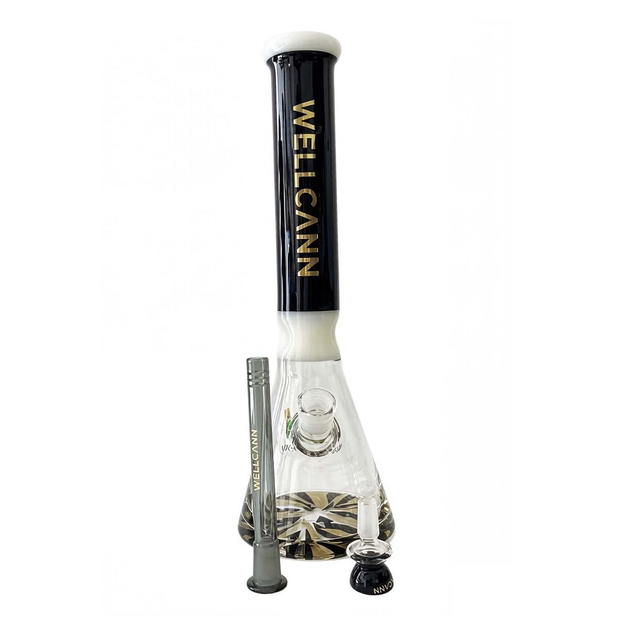 Wellcann 17" Prism Base Beaker Bong Glass Bong Super Supplys Inc