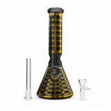 12.5" Plaid Beaker Bong with Gift Box Glass Bong Super Supplys Inc