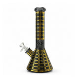 12.5" Plaid Beaker Bong with Gift Box Glass Bong Super Supplys Inc