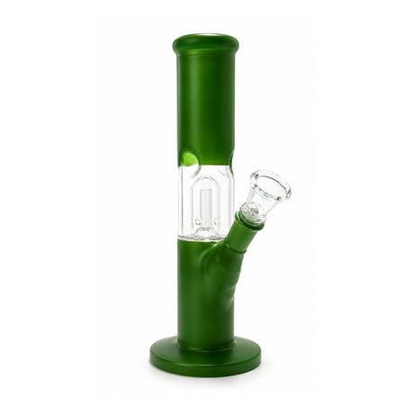 8" Frosted Percolator Tube Water Pipe Glass Bong Super Supplys Inc Green