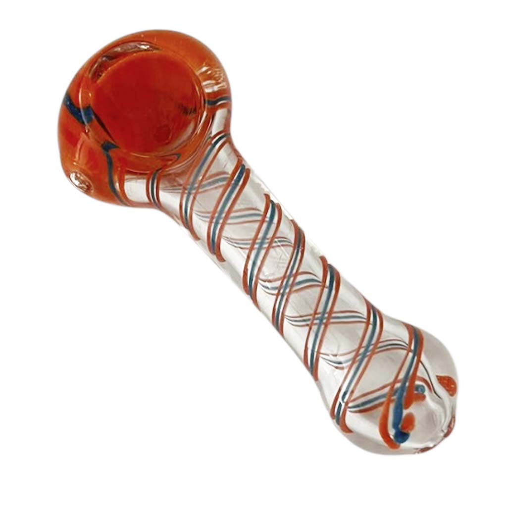 4-1/2" CoreLine Spoon Glass Pipe-Assorted-2CT Glass Pipe Super Supplys Inc