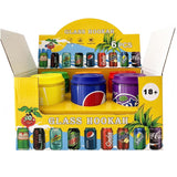 Soda Can Glass Bong Assorted Design-6 Pcs/Display Glass Bong Super Supplys Inc