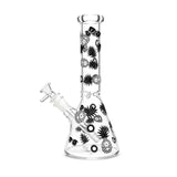 10" Glow-in-the-Dark Beaker Bong Glass Bong Super Supplys Inc