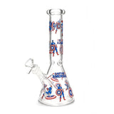10" Captain Beaker Bong Glass Bong Super Supplys Inc Captain